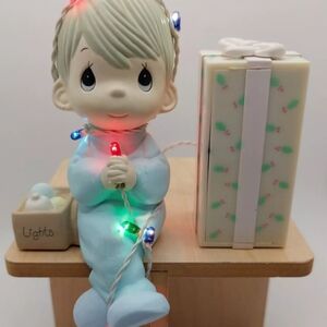 PRECIOUS MOMENTS May Your Christmas Be Delightful  Stocking Hanger #558125